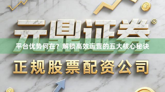 平台优势何在？解锁高效运营的五大核心秘诀