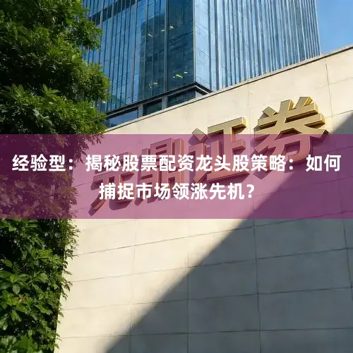 经验型：揭秘股票配资龙头股策略：如何捕捉市场领涨先机？