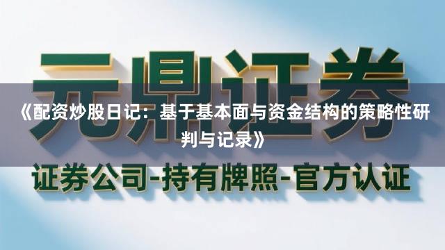 《配资炒股日记：基于基本面与资金结构的策略性研判与记录》
