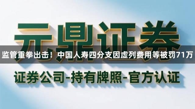 监管重拳出击！中国人寿四分支因虚列费用等被罚71万