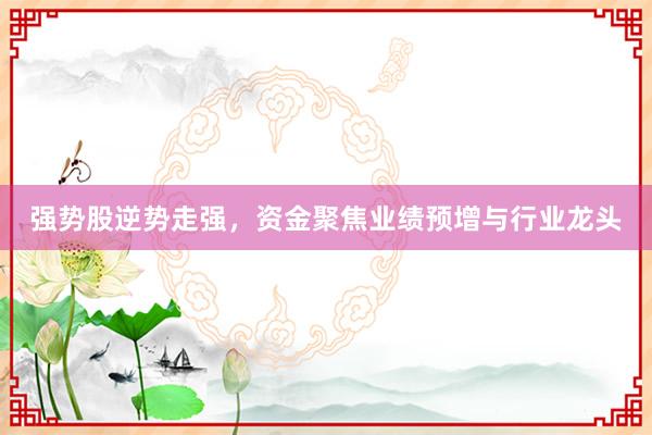 强势股逆势走强，资金聚焦业绩预增与行业龙头