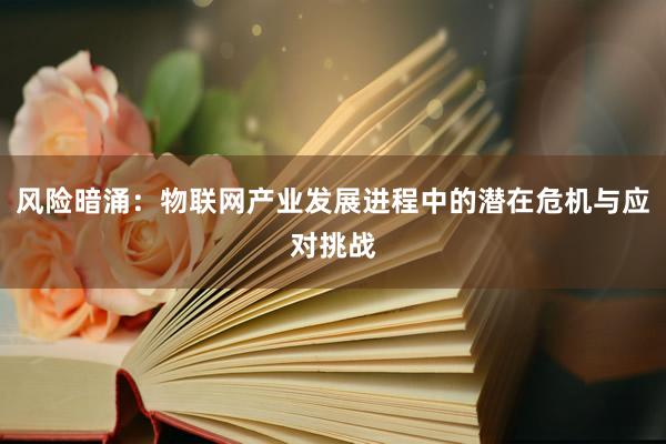 风险暗涌：物联网产业发展进程中的潜在危机与应对挑战